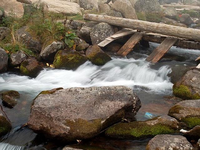 Stream hiking